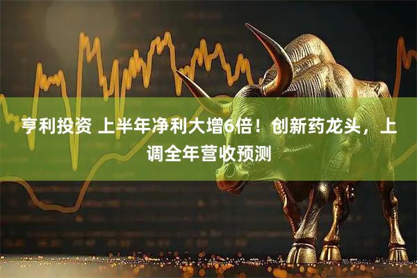 亨利投资 上半年净利大增6倍！创新药龙头，上调全年营收预测